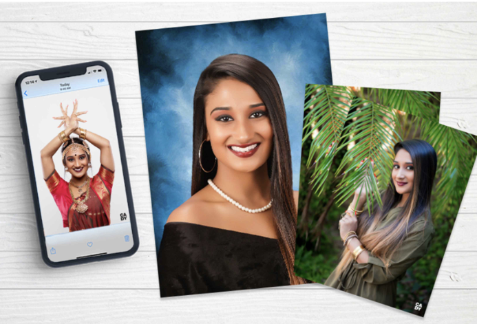 A screenshot taken from CADY's website showcasing different photo styles the company offers.